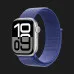 Apple Watch Series 10 GPS 42mm Silver Aluminum Case with Ultramarine Sport Loop
