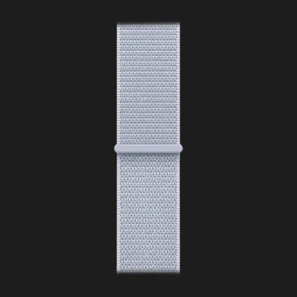 Apple Watch Series 10 GPS 46mm Silver Aluminum Case with Blue Cloud Sport Loop (MWWN3)