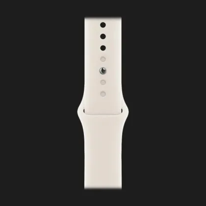 Apple Watch Series 10 GPS, 42mm Rose Gold Aluminum Case with Light Blush Sport Band (S/M) (MWWH3)