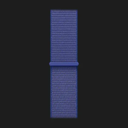 Apple Watch Series 10 GPS 46mm Jet Black Aluminum Case with Ultramarine Sport Loop