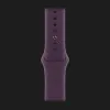 Apple Watch Series 10 GPS, 42mm Jet Black Aluminum Case with Plum Sport Band (М/L)