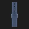 Apple Watch Series 10 GPS, 42mm Jet Black Aluminum Case with Denim Sport Band (М/L)
