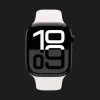 Apple Watch Series 10 GPS, 42mm Jet Black Aluminum Case with Light Blush Sport Band (М/L)
