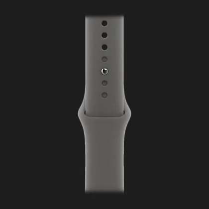 Apple Watch Series 10 GPS, 46mm Jet Black Aluminum Case with Stone Gray Sport Band (S/M)