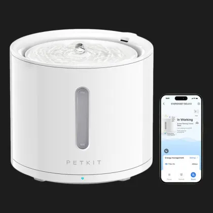 Поїлка PETKIT Eversweet Solo 2 Smart Pet Drinking Fountain (White) у Вараші