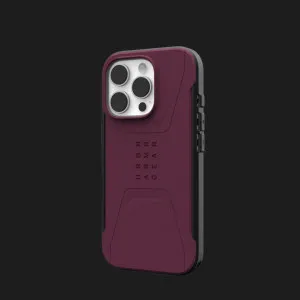 Чехол UAG Civilian для iPhone 16 Pro (Bordeaux) в Хмельницком