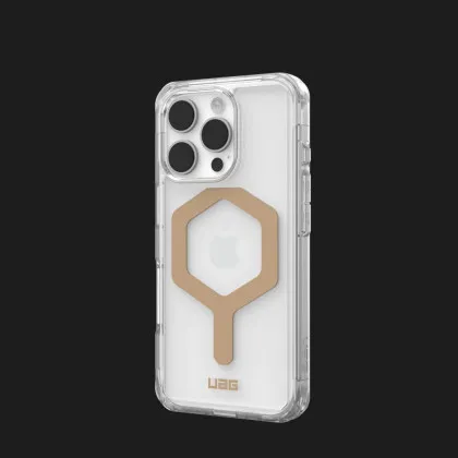 Чохол UAG Plyo Magsafe для iPhone 16 Pro (Ice/Gold) в Києві