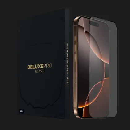 Захисне скло iLera DeLuxe FullCover Glass для iPhone 16 Pro Max у Запоріжжі