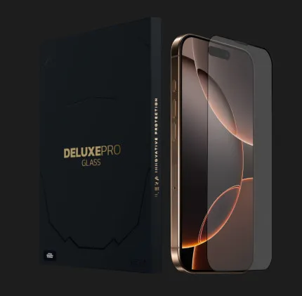 Защитное стекло iLera DeLuxe FullCover Glass для iPhone 16 Pro Max