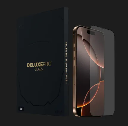 Захисне скло iLera DeLuxe FullCover Glass для iPhone 16 Pro