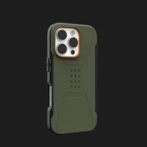 Чехол UAG Civilian Magsafe для iPhone 16 Pro Max (Olive Drab) в Хмельницком