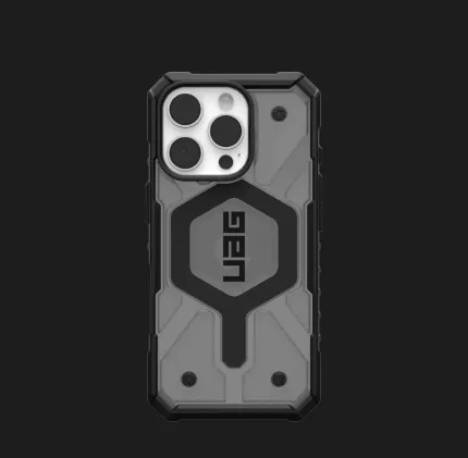 Чехол UAG Pathfinder Clear Magsafe для iPhone 16 Pro Max (Ash)