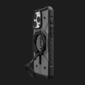 Чехол UAG Pathfinder Clear Magsafe для iPhone 16 Pro Max (Ash/Black Stand) в Хмельницком