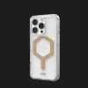 Чехол UAG Plyo Magsafe для iPhone 16 Pro Max (Ice/Gold)