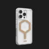 Чехол UAG Plyo Magsafe для iPhone 16 Pro Max (Ice/Gold)