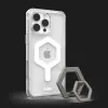 Чехол UAG Plyo Magsafe для iPhone 16 Pro Max (Ice White/Titanium Stand)