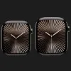 Apple Watch Series 10 GPS + LTE, 46mm Slate Titanium Case with Slate Milanese Loop (M/L) (MWYW3)