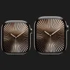 Apple Watch Series 10 GPS + LTE, 46mm Natural Titanium Case with Natural Milanese Loop (S/M)