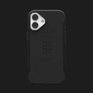 Чехол UAG Civilian Magsafe для iPhone 16 (Black) в Хмельницком