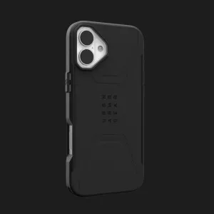 Чехол UAG Civilian Magsafe для iPhone 16 (Black) в Хмельницком