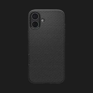 Чехол Spigen Liquid Air для iPhone 16 Plus (Matte Black) в Хмельницком