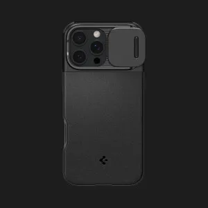 Чехол Spigen Optik Armor MagSafe для iPhone 16 Pro (Black) в Хмельницком