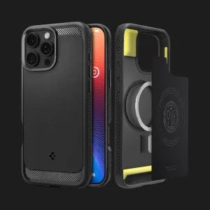 Чехол Spigen Mag Rugged Armor MagSafe для iPhone 16 Pro Max (Matte Black) в Хмельницком