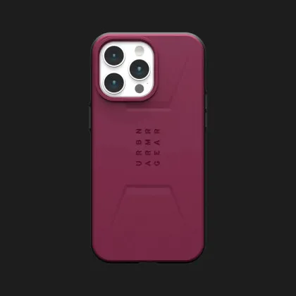 Чехол UAG Civilian MagSafe для iPhone 15 Pro (Bordeaux) в Бердичеве