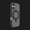 Чохол LAUT CRYSTAL MATTER MagSafe для iPhone 16 (Black)