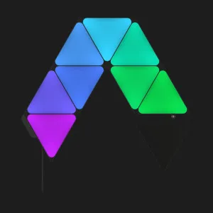 Розумна система освітлення Nanoleaf Shapes Ultra Black Triangles Starter Kit, Apple Homekit, 9 шт (Black) в Чернівцях