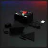 Розумна система освітлення Nanoleaf Shapes Ultra Black Triangles Starter Kit, Apple Homekit, 9 шт (Black)