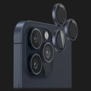 Захисне скло 9:42 для камери iPhone 15 Pro/15 Pro Max (Blue Titanium) в Хмельницькому