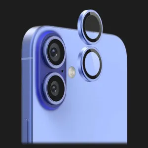 Захисне скло 9:42 для камери iPhone 16/16 Plus (Blue) в Хмельницькому