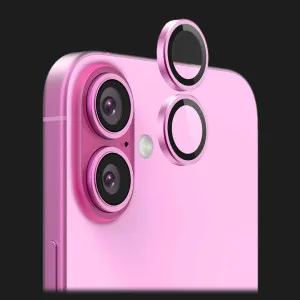 Захисне скло 9:42 для камери iPhone 16/16 Plus (Pink) в Хмельницькому