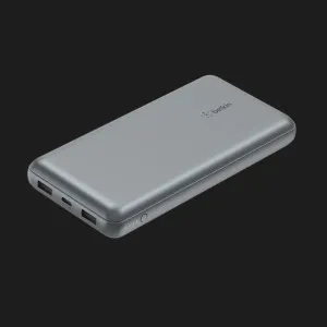 Зарядний пристрій Power Bank Belkin 20000mAh, 15W, Dual USB-A, USB-C (Gray) в Хмельницькому