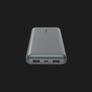 Зарядний пристрій Power Bank Belkin 20000mAh, 15W, Dual USB-A, USB-C (Gray) в Хмельницькому