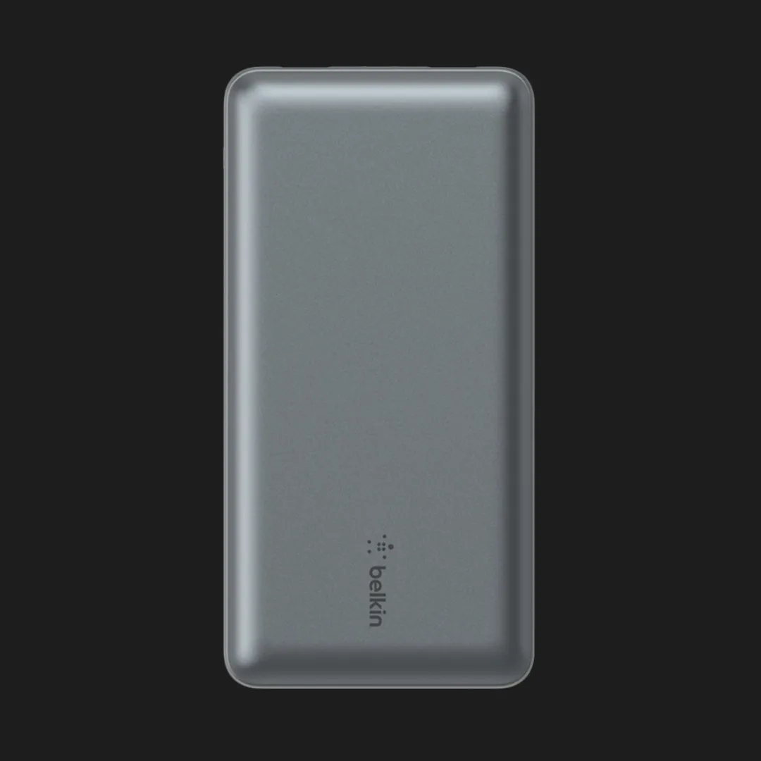 Зарядний пристрій Power Bank Belkin 20000mAh, 15W, Dual USB-A, USB-C (Gray)
