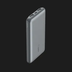 Зарядний пристрій Power Bank Belkin 10000mAh, 15W Dual USB-A, USB-C (Gray) в Хмельницькому