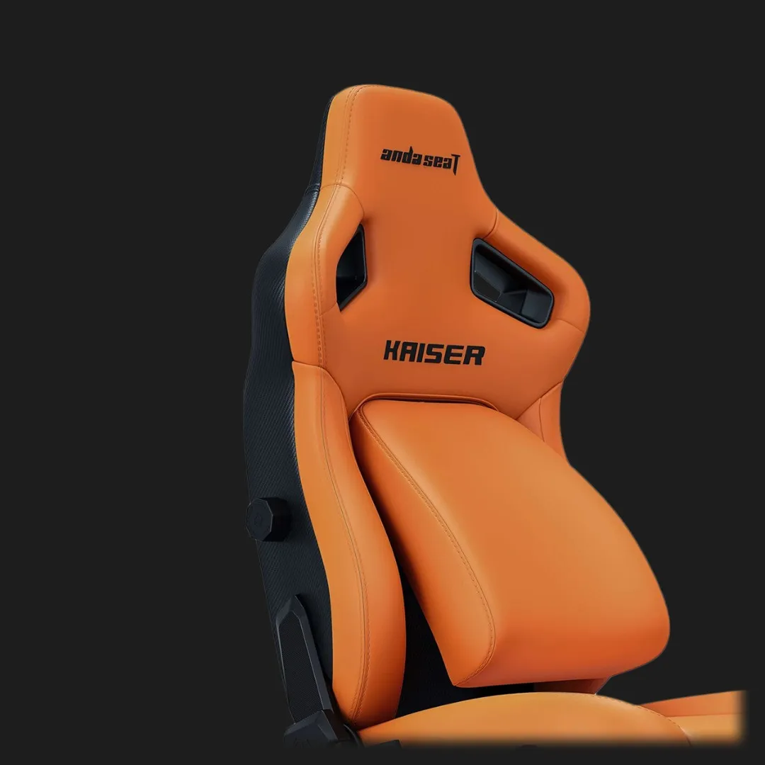 Крісло ігрове Anda Seat Kaiser 4 Size XL Premium PVC (Orange) (UA)