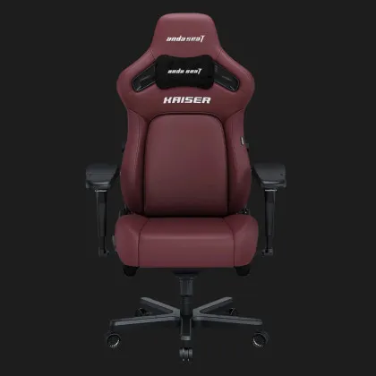 Крісло ігрове Anda Seat Kaiser 4 Size XL Premium PVC (Maroon) в Камʼянському