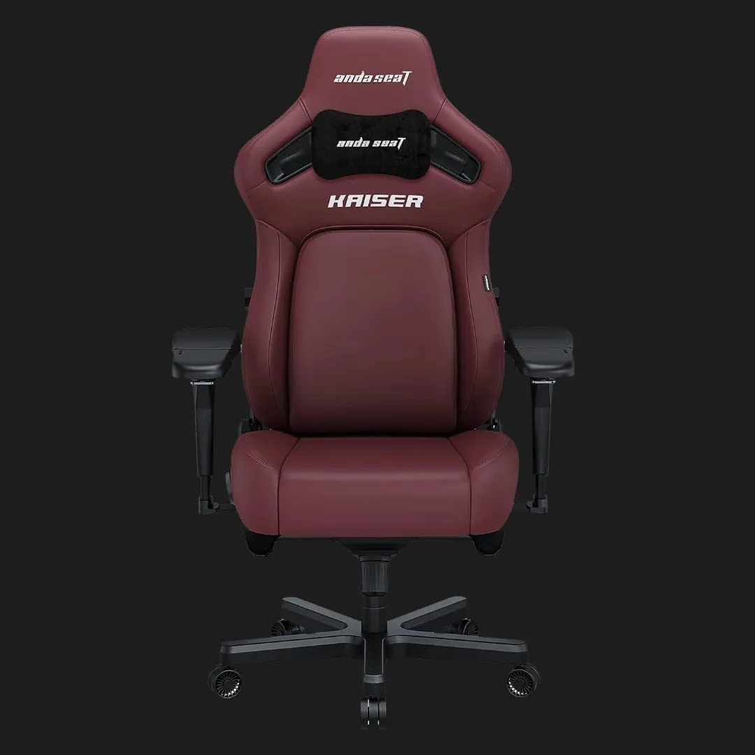 Крісло ігрове Anda Seat Kaiser 4 Size XL Premium PVC (Maroon) (UA)
