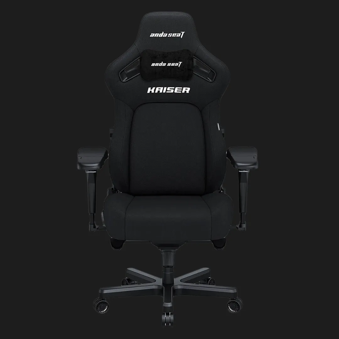 Крісло ігрове Anda Seat Kaiser 4 Size XL Linen Fabric (Black) (UA)