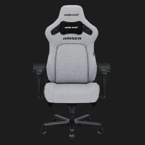 Крісло ігрове Anda Seat Kaiser 4 Size XL Linen Fabric (Gray) (UA) в Бродах