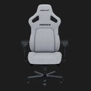 Крісло ігрове Anda Seat Kaiser 4 Size XL Linen Fabric (Gray) (UA) в Бродах