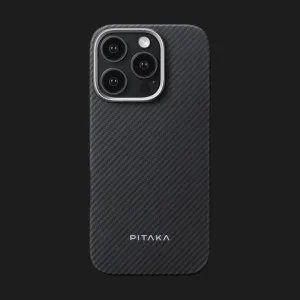Чехол Pitaka MagEZ Case 6 для iPhone 16 Pro (Black/Grey Twill) в Хмельницком