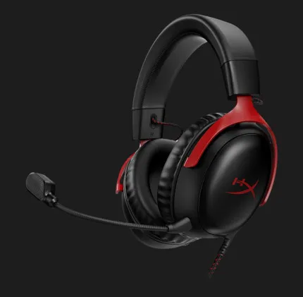 Ігрова гарнітура HyperX Cloud III (Black/Red) (UA)