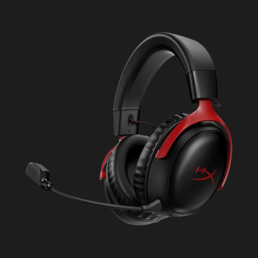 Ігрова гарнітура HyperX Cloud III WL (Black/Red) (UA)