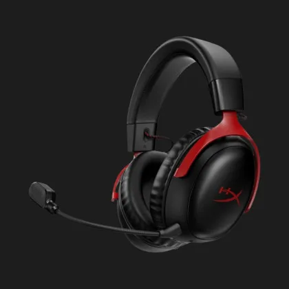 Ігрова гарнітура HyperX Cloud III WL (Black/Red) у Запоріжжі