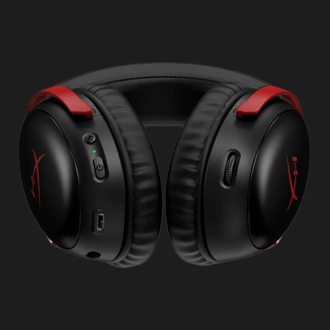 Ігрова гарнітура HyperX Cloud III WL (Black/Red) (UA)
