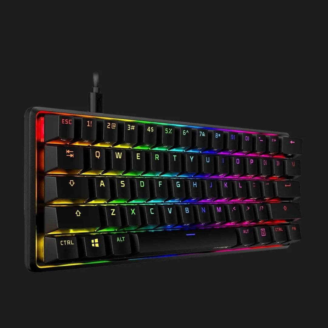 Клавіатура игрова HyperX Alloy Origins 60 61key Red USB (Black) (UA)